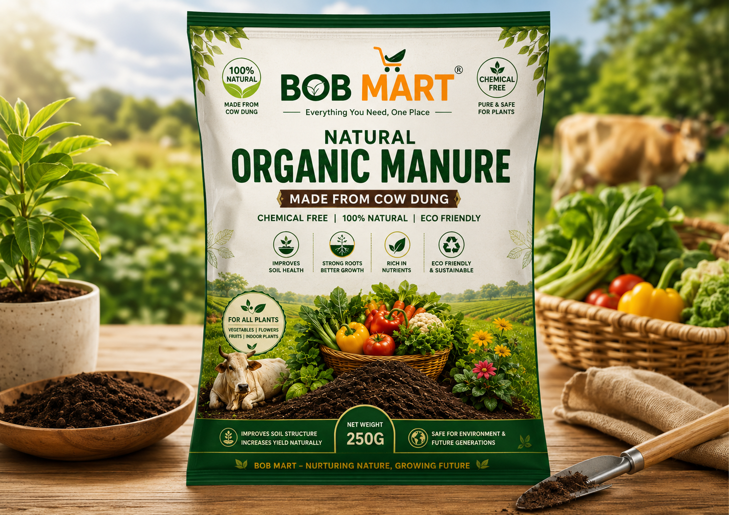 Organic Manure – 100% Natural Fertilizer 250g