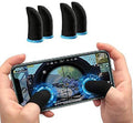 gaming finger Sleeve Thumb Grip Sweatproof Smooth & Responsive Touch Combo Set Designed for Gaming (Black)