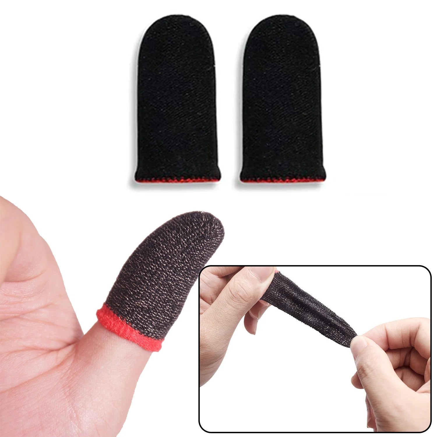 Gaming Thumb & Finger Sleeves | Touch-Sensitive for PUBG, BGMI, COD Mobile & Free Fire